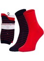 Tommy Hilfiger Woman's 2Pack Socks 100001494007 Navy Blue/Red