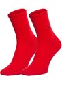 Tommy Hilfiger Woman's 2Pack Socks 100001494007 Navy Blue/Red