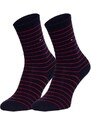 Tommy Hilfiger Woman's 2Pack Socks 100001494007 Navy Blue/Red