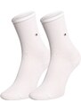 Sada dvou párů dámských ponožek v krémové barvě Tommy Hilfiger Underwe - Dámské