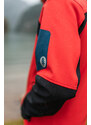 Nordblanc Červená pánská zateplená softshellová nepromokavá bunda INTREPID
