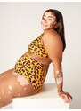 Menstruační plavky Modibodi Hi-Waist Bikini Brief Animal komplet (MODI4320KA) XXL