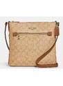 Coach Rowan File Bag In Signature Canvas Gold Lt Khaki