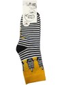 Gatta G44.01N Cottoline girls' socks patterned 33-38 orange 270