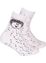 Gatta G34.01N Cottoline girls' socks patterned 27-32 white 232