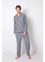 Pyjamas Aruelle Elis Long L/R S-2XL men's grey melange