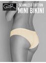 Briefs Gatta 41595 Seamless Cotton Mini Bikini S-XL light nude/odc.beige light