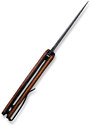 Civivi Mini Praxis Cuibourtia Wood Handle, Hand Rubbed Damascus Blade, C18026C-DS1