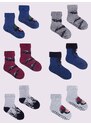 Yoclub Kids's Terry Socks Anti Slip ABS 6-Pack SKF-0005C-AA0A-003