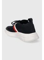 Sneakers boty Tommy Hilfiger MODERN RUNNER KNIT STRIPES ESS tmavomodrá barva, FM0FM04798