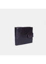 BAŤA Kožená pánská peněženka obdélníkového tvaru s uzavíratelnou sponou