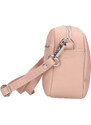 Dámská kožená crossbody kabelka Italia Marika - světle růžová