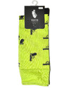 Socks Bratex 424 Classic Men Valentine's Day 39-46 green fluo kl-83