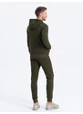 Ombre Men's sweatshirt set unbuttoned sweatshirt + pants