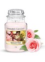 Yankee Candle vonná svíčka Classic ve skle velká Fresh Cut Roses 623 g