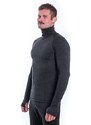 SENSOR MERINO BOLD pánské triko dl.rukáv roll neck šedá gray Velikost: L