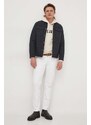 Bavlněná mikina Pepe Jeans Rane pánská, béžová barva, s kapucí, melanžová