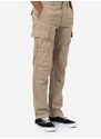 Bavlněné kalhoty Dickies béžová barva, jednoduché, DK0A4XDUKHK-BROWN