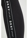 Legíny Dkny dámské, černá barva, s aplikací, DP3P1883