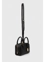 Kožená kabelka Lauren Ralph Lauren černá barva
