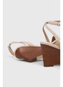 Semišové sandály Lauren Ralph Lauren Katherine béžová barva, 8029200000000000