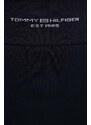 Legíny Tommy Hilfiger dámské, tmavomodrá barva, hladké