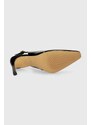 Kožené lodičky Kurt Geiger London Regent 90 Slingback černá barva, 1292800309