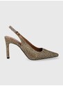 Lodičky Kurt Geiger London Regent 90 Slingback béžová barva, 1292840609