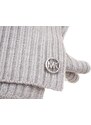 Michael Kors dámský set čepice šála a rukavice šedý