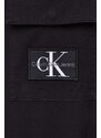 Košile Calvin Klein Jeans pánská, černá barva, relaxed