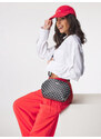 Crossbody kabelka Dara bags Bell Middle BW Dots