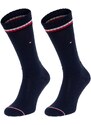 Tommy Hilfiger Man's 2Pack Socks 100001096 Navy Blue