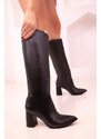 Soho Black Women's Boots 18513