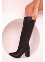 Soho Black Women's Boots 18513