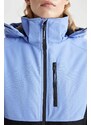 DEFACTO Su İtici Regular Fit Fleece Lined Ski Suit Puffer Jacket