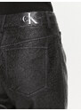 Kalhoty z imitace kůže Calvin Klein Jeans