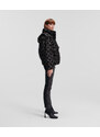 BUNDA KARL LAGERFELD DIAMOND JACQUARD DOWN JKT