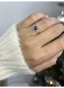 SYLVIENE Stříbrný prsten ASHLEY Blue