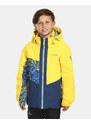 Chlapecká lyžařská bunda Kilpi ATENI-JB žlutá