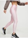 Legíny adidas Originals dámské, růžová barva, s aplikací, IP0657