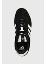 Kožené sneakers boty adidas COURT černá barva, ID6279