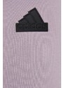Legíny adidas dámské, růžová barva, s aplikací, IS3611