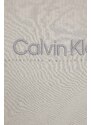 Mikina Calvin Klein dámská, šedá barva, s aplikací