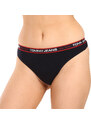 3PACK dámská tanga Tommy Hilfiger nadrozměr vícebarevná (UW0UW04709 0WE) 3