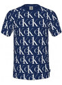 Pánské tričko NM2135E - V7B - Modrá - Calvin Klein