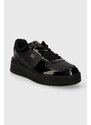 Sneakers boty Tommy Hilfiger WOMENS BASKET PATENT černá barva, FW0FW07866