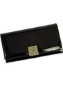 Dámská kožená lakovaná peněženka černá - Gregorio Shantalla černá