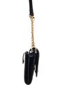 Michael Kors dámská kožená kabelka černá s řetízkovým popruhem