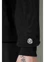 Bavlněná mikina Billionaire Boys Club Scholar Popover pánská, černá barva, s kapucí, s potiskem, B23434