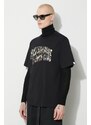 Bavlněné tričko Billionaire Boys Club Duck Camo Arch černá barva, s potiskem, B23443